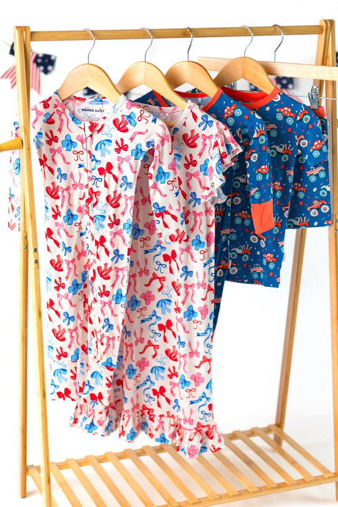 monster-trucks-rockets-two-piece-short-sleeve-pajama-set Boosh Baby - Sophia's Style-7